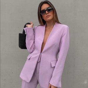 Purple Zara Blazer